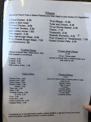Paul & Jackie’s Country Kitchen menu 3